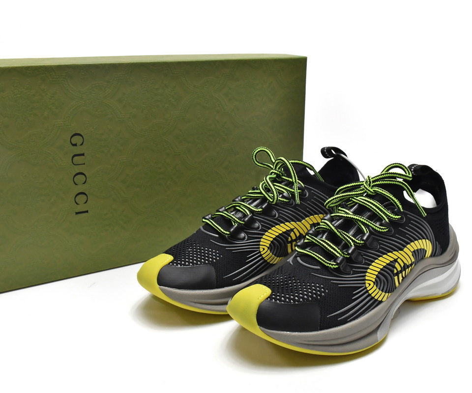 Gucci Run Sneakers Black Yellow 680939 Usm10 8480 7 - www.kickbulk.co