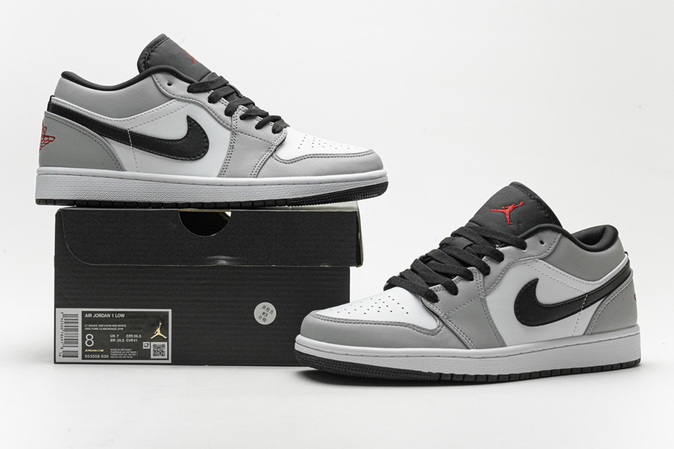 Air Jordan 1 Low Light Smoke Grey 553558 030 8 - www.kickbulk.co