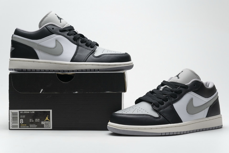 Air Jordan 1 Low Smoke Grey 553558 039 6 - www.kickbulk.co