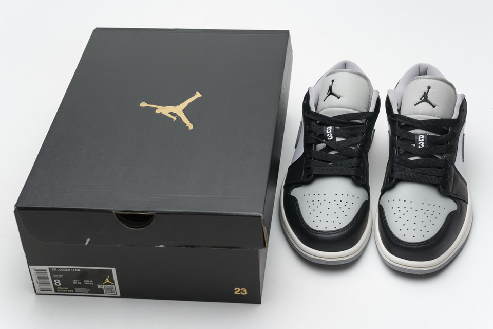 Air Jordan 1 Low Smoke Grey 553558 039 7 - www.kickbulk.co