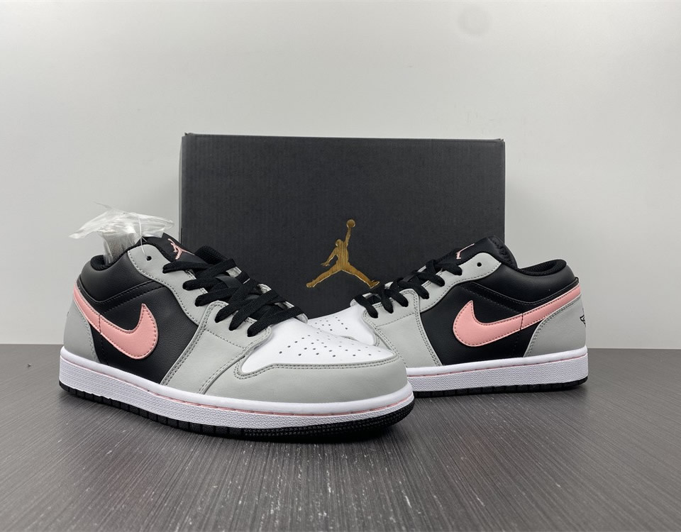 Air Jordan 1 Low Appears Black Grey Pink 553558 062 11 - www.kickbulk.co