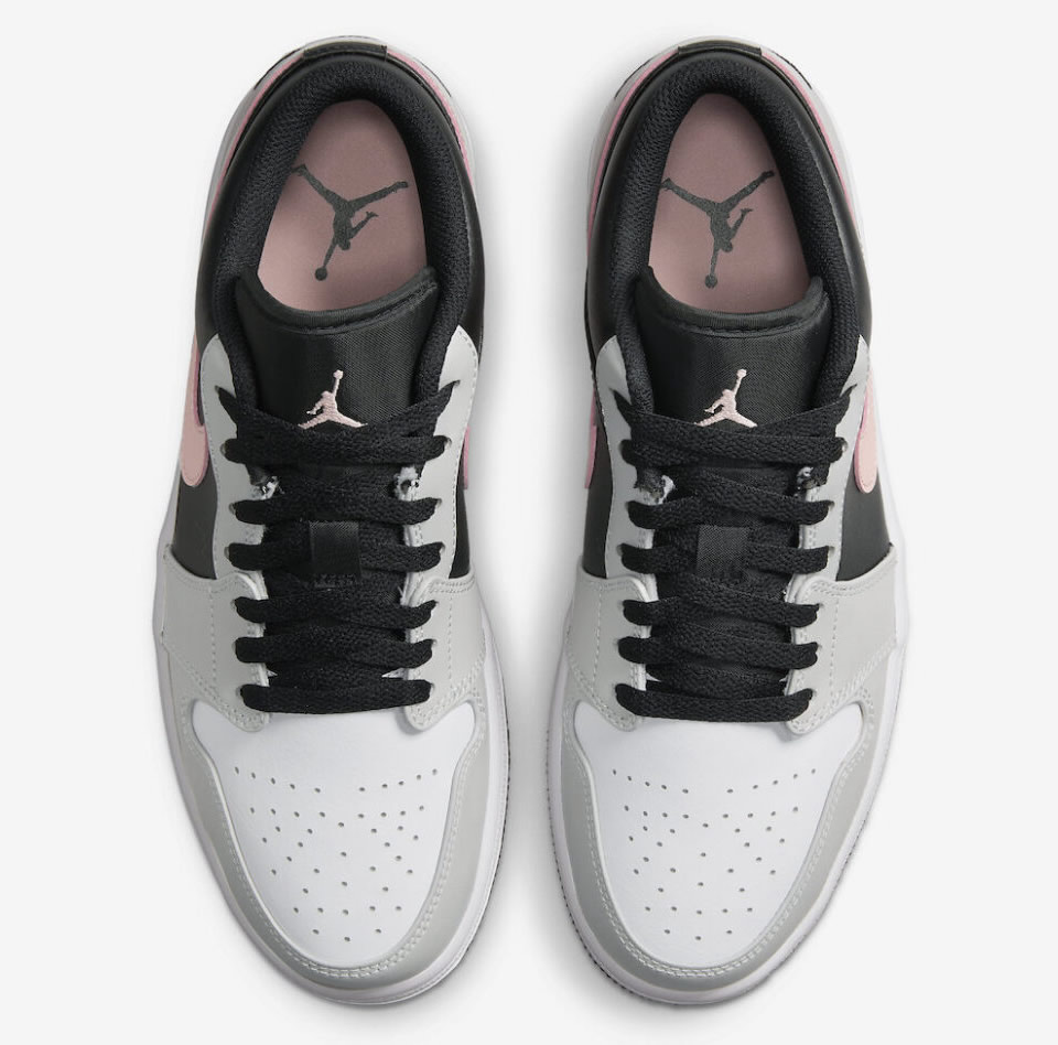 Air Jordan 1 Low Appears Black Grey Pink 553558 062 2 - www.kickbulk.co