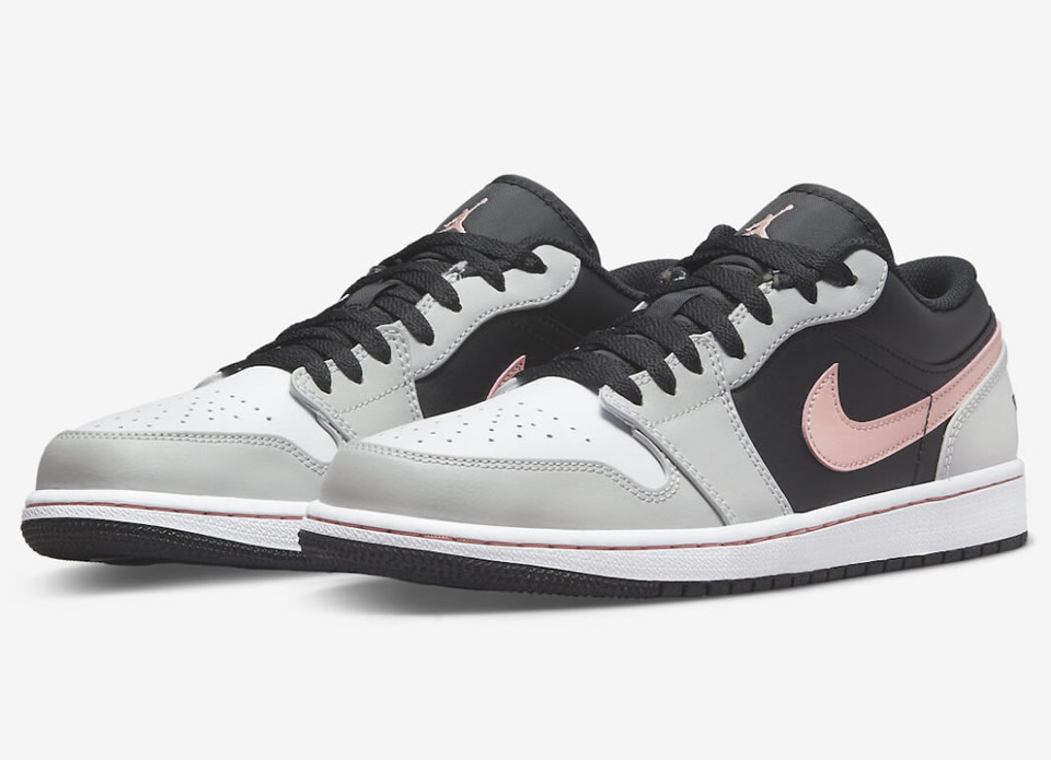 Air Jordan 1 Low Appears Black Grey Pink 553558 062 3 - www.kickbulk.co