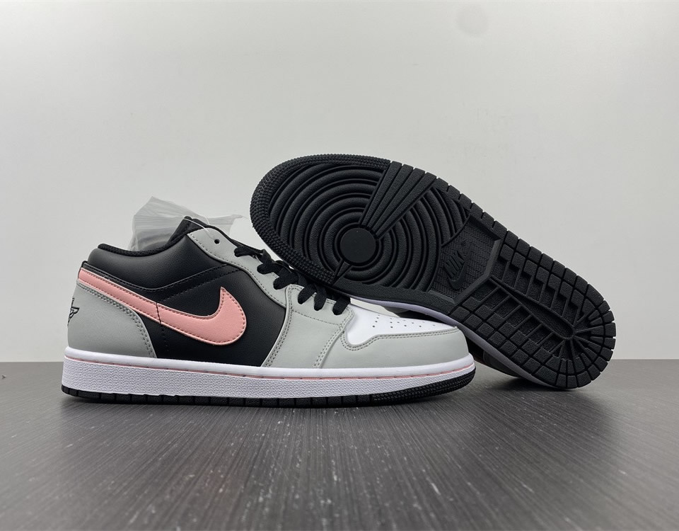 Air Jordan 1 Low Appears Black Grey Pink 553558 062 8 - www.kickbulk.co