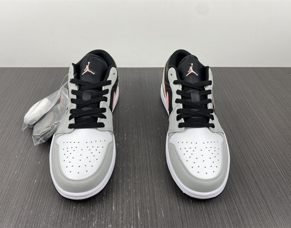 Air Jordan 1 Low Appears Black Grey Pink 553558 062 9 - www.kickbulk.co