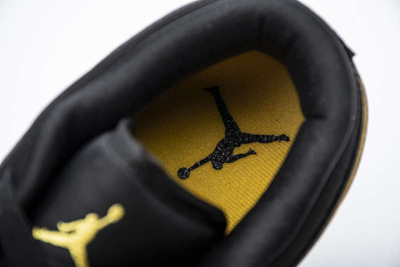 Nike Air Jordan 1 Low Black Gold 553558 071 13 - www.kickbulk.co