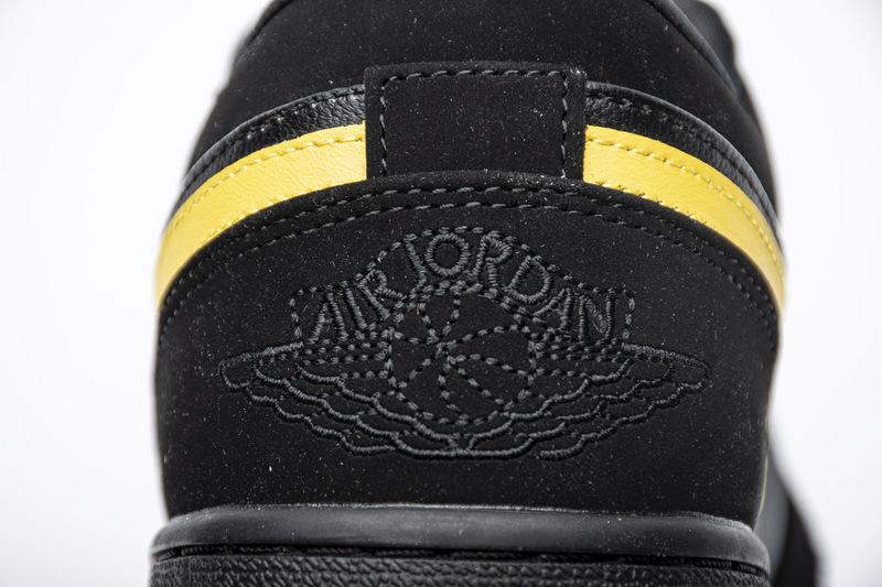 Nike Air Jordan 1 Low Black Gold 553558 071 14 - www.kickbulk.co