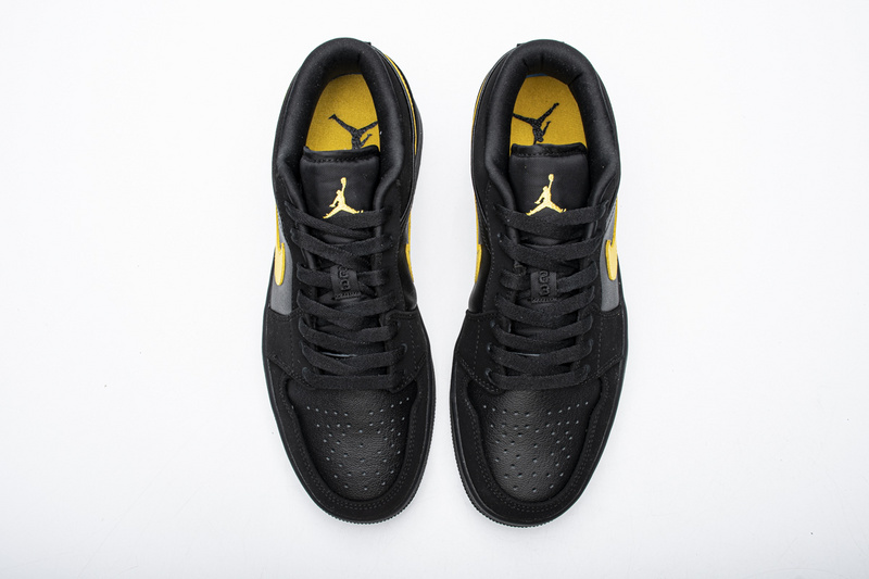 Nike Air Jordan 1 Low Black Gold 553558-071