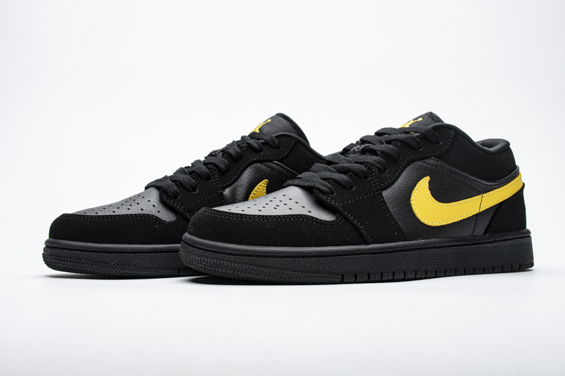 Nike Air Jordan 1 Low Black Gold 553558 071 3 - www.kickbulk.co