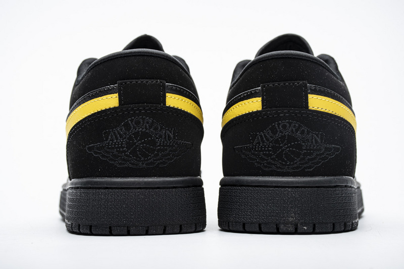 Nike Air Jordan 1 Low Black Gold 553558 071 5 - www.kickbulk.co