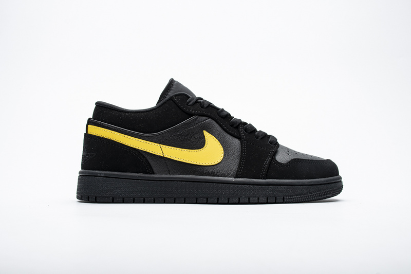 Nike Air Jordan 1 Low Black Gold 553558 071 6 - www.kickbulk.co