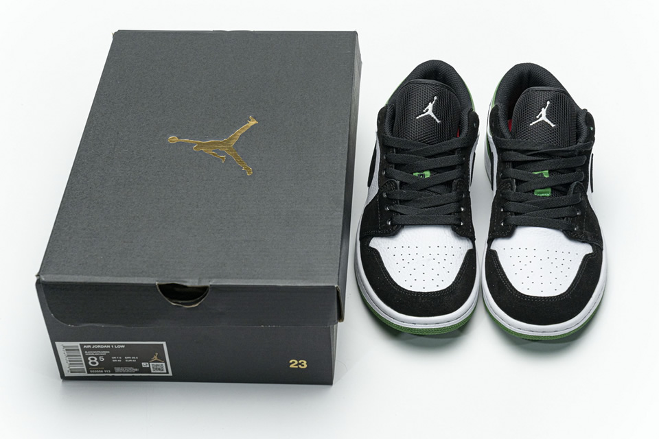 Nike Air Jordan 1 Low Mystic Green 553558 113 3 - www.kickbulk.co