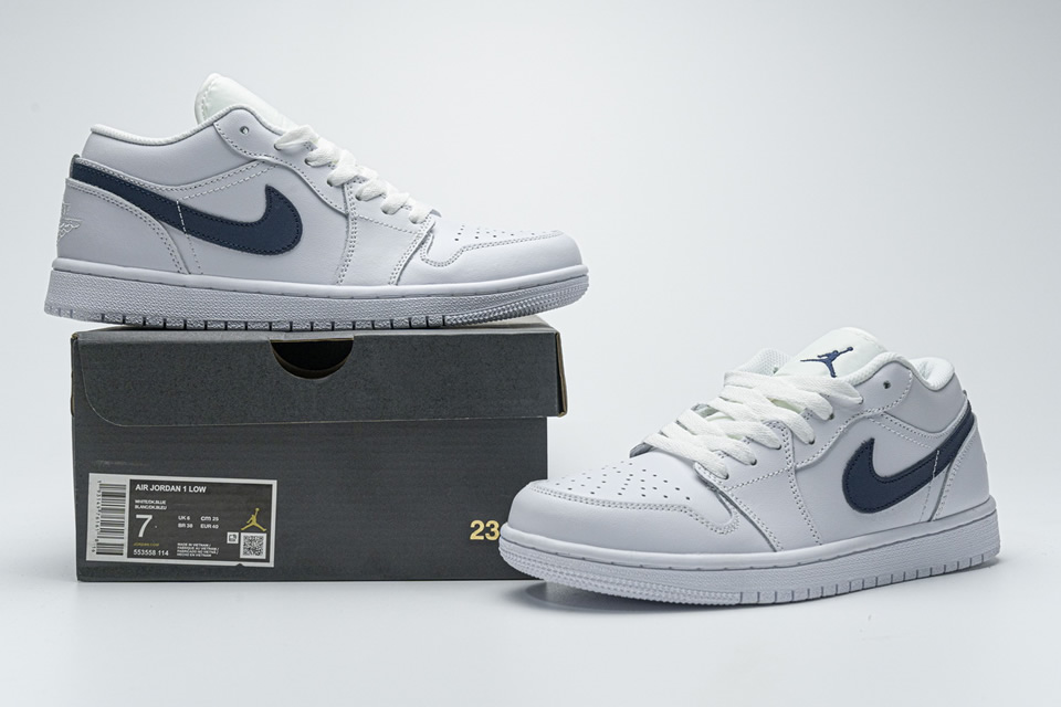 Nike Air Jordan 1 Low White Obsidian 553558 114 3 - www.kickbulk.co