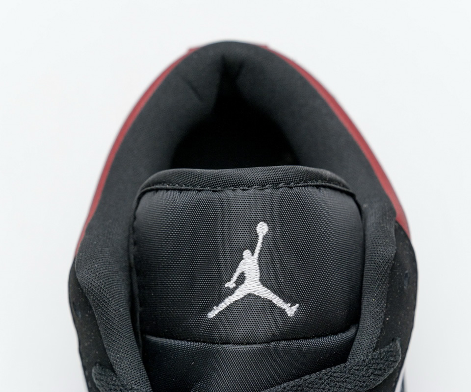 Nike Air Jordan 1 Low Black Toe 553558 116 11 - www.kickbulk.co