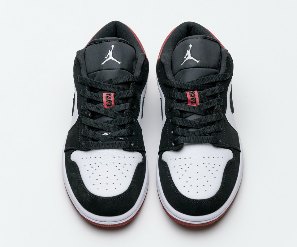 Nike Air Jordan 1 Low Black Toe 553558 116 2 - www.kickbulk.co