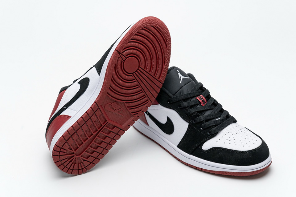 Nike Air Jordan 1 Low Black Toe 553558 116 4 - www.kickbulk.co
