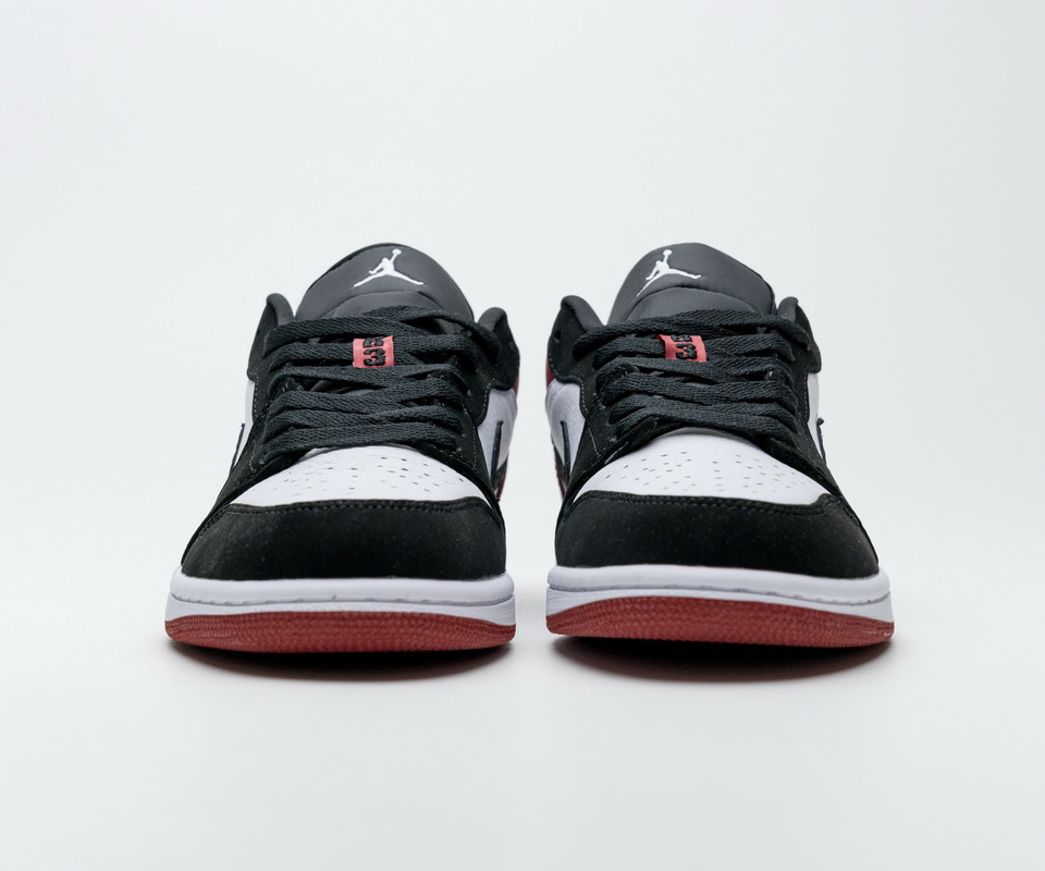Nike Air Jordan 1 Low Black Toe 553558 116 7 - www.kickbulk.co