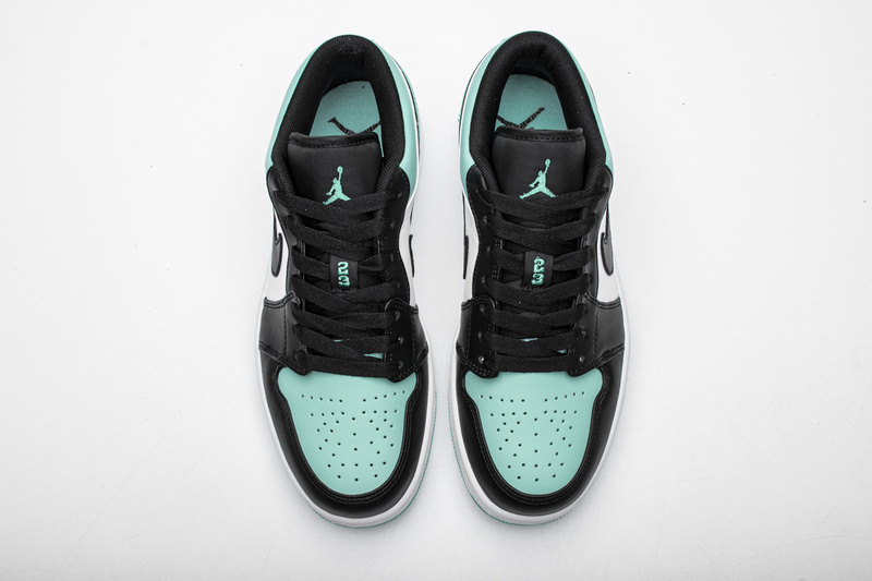 Nike Air Jordan 1 Low Emerald Toe 553558 117 2 - www.kickbulk.co
