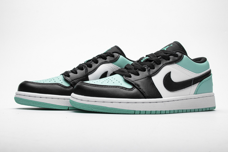 Nike Air Jordan 1 Low Emerald Toe 553558 117 3 - www.kickbulk.co