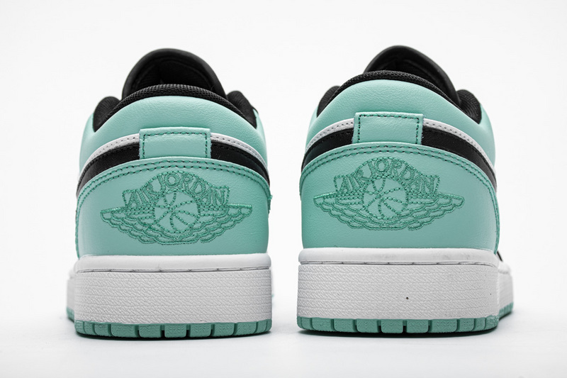 Nike Air Jordan 1 Low Emerald Toe 553558 117 5 - www.kickbulk.co