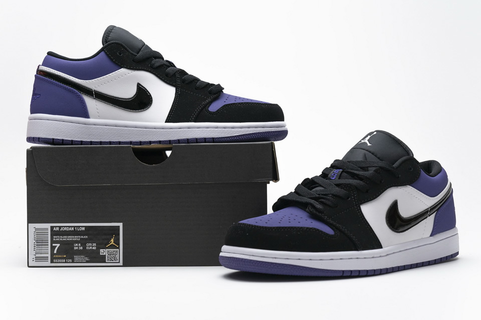 Nike Air Jordan 1 Low Court Purple 553558 125 3 - www.kickbulk.co