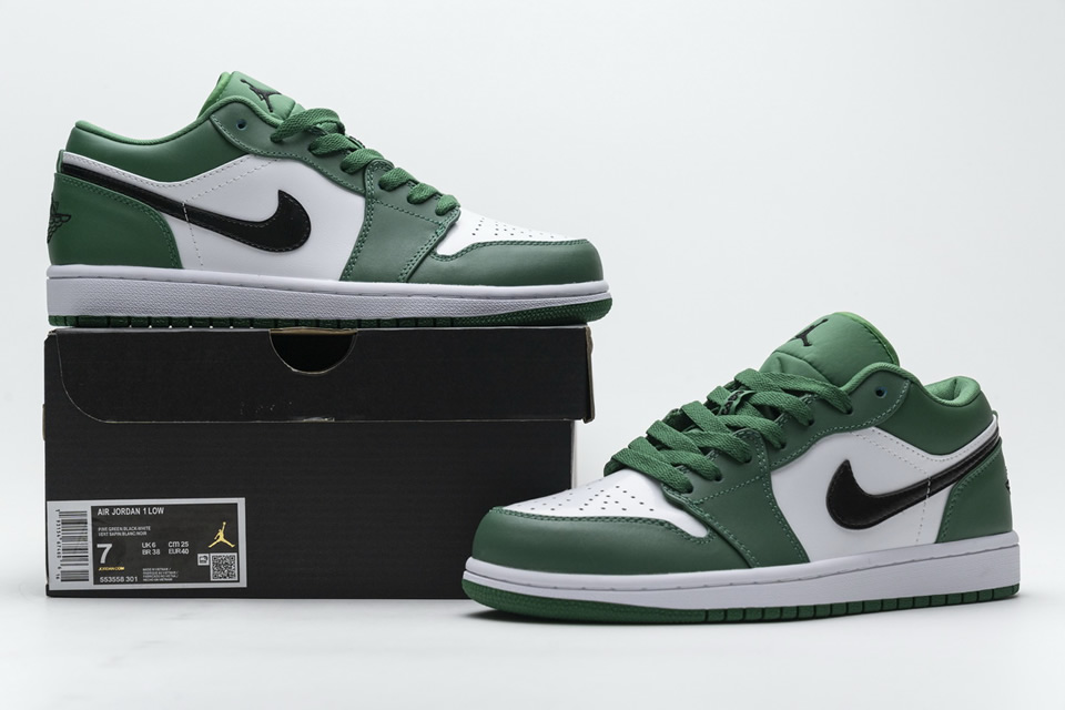 Nike Air Jordan 1 Low Pine Green 553558 301 3 - www.kickbulk.co