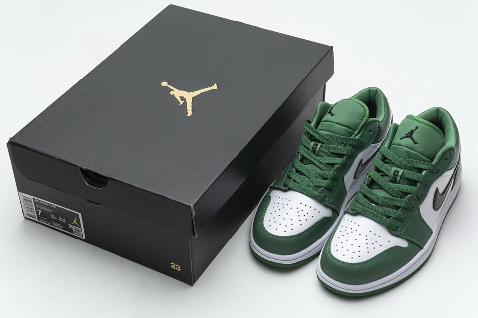 Nike Air Jordan 1 Low Pine Green 553558 301 4 - www.kickbulk.co