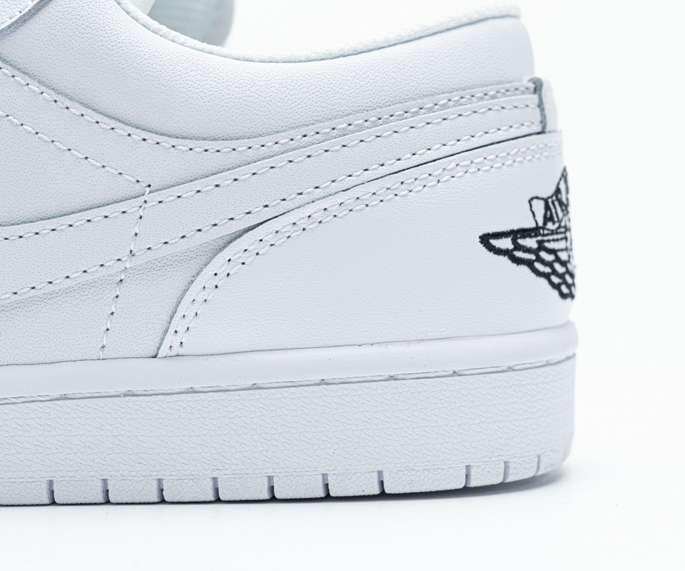 Nike Air Jordan 1 Low White Black 553560 101 15 - www.kickbulk.co