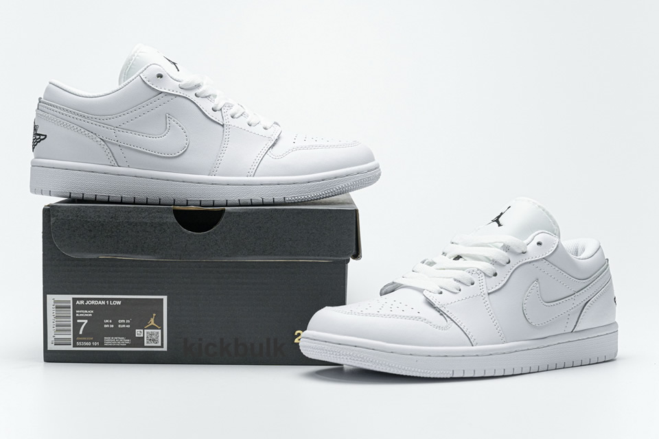 Nike Air Jordan 1 Low White Black 553560 101 3 - www.kickbulk.co