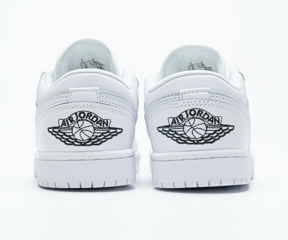 Nike Air Jordan 1 Low White Black 553560 101 5 - www.kickbulk.co