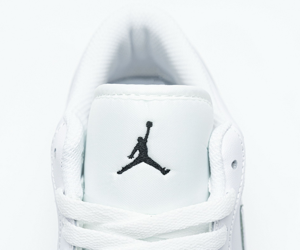Nike Air Jordan 1 Low White Black 553560 101 9 - www.kickbulk.co