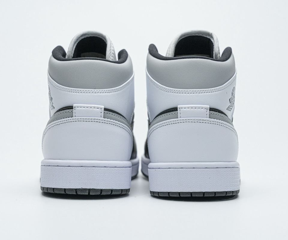 Nike Air Jordan 1 Mid White Shadow Black 554724 073 7 - www.kickbulk.co