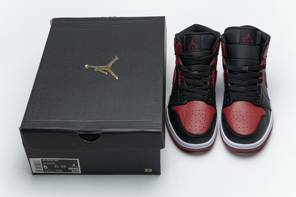 Air Jordan 1 Mid 'Banned' 2020 554724-074