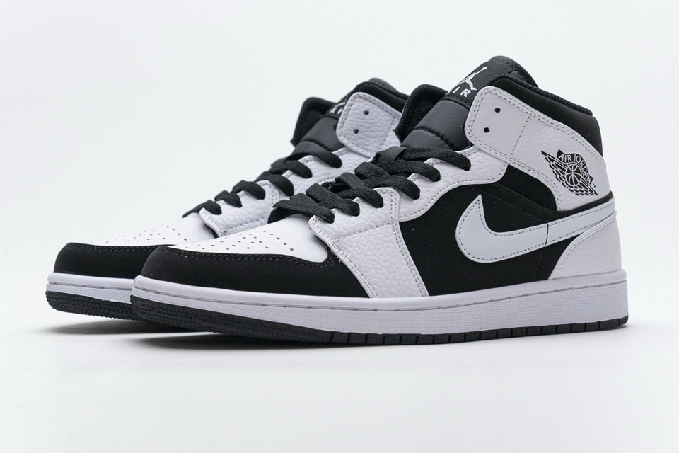 Nike Air Jordan 1 Mid Tuxedo 554724 113 5 - www.kickbulk.co