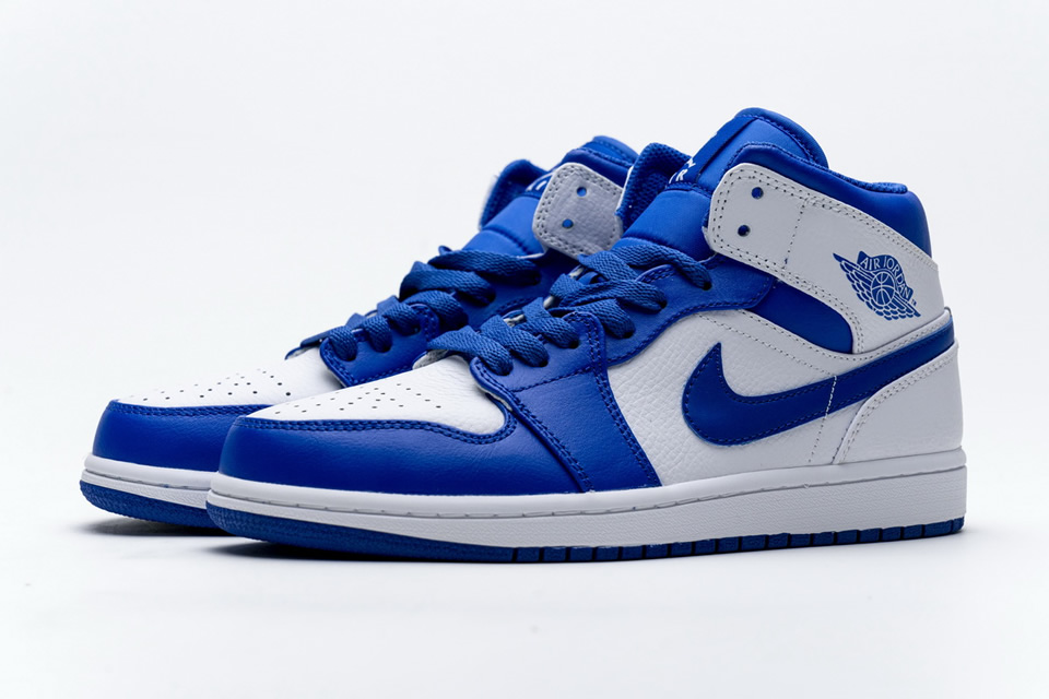 Nike Air Jordan 1 Mid Hyper Royal 554724 114 5 - www.kickbulk.co