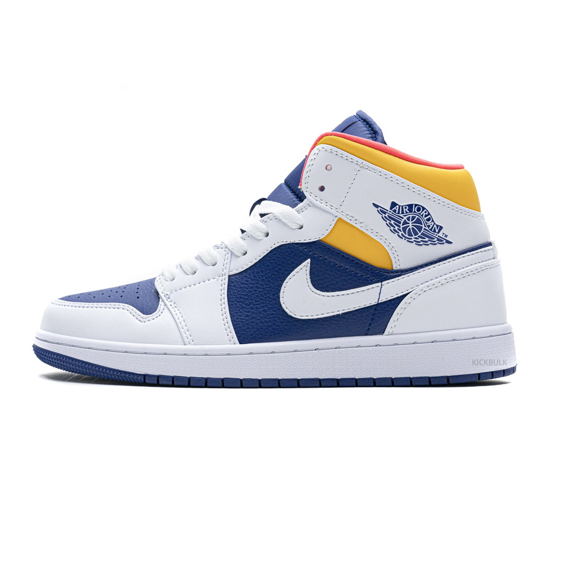 Nike Air Jordan 1 Mid Royal Blue Laser Orange 554724 131 1 - www.kickbulk.co