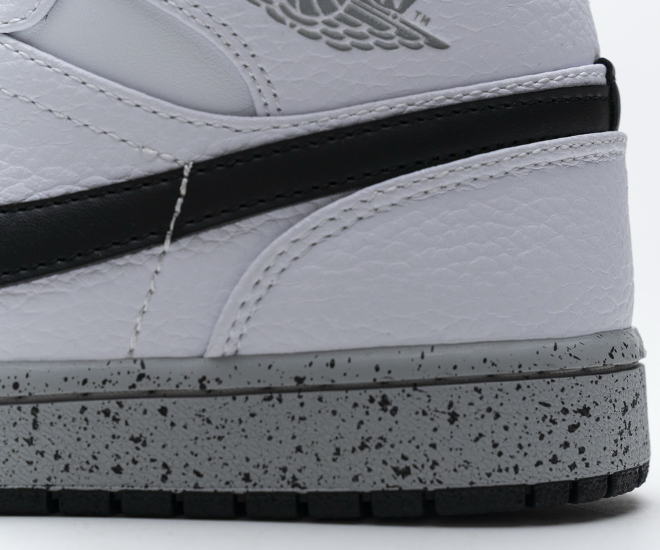 Nike Air Jordan 1 Mid Gs White Cement 554725 115 16 - www.kickbulk.co