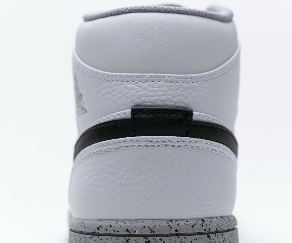 Nike Air Jordan 1 Mid Gs White Cement 554725 115 17 - www.kickbulk.co