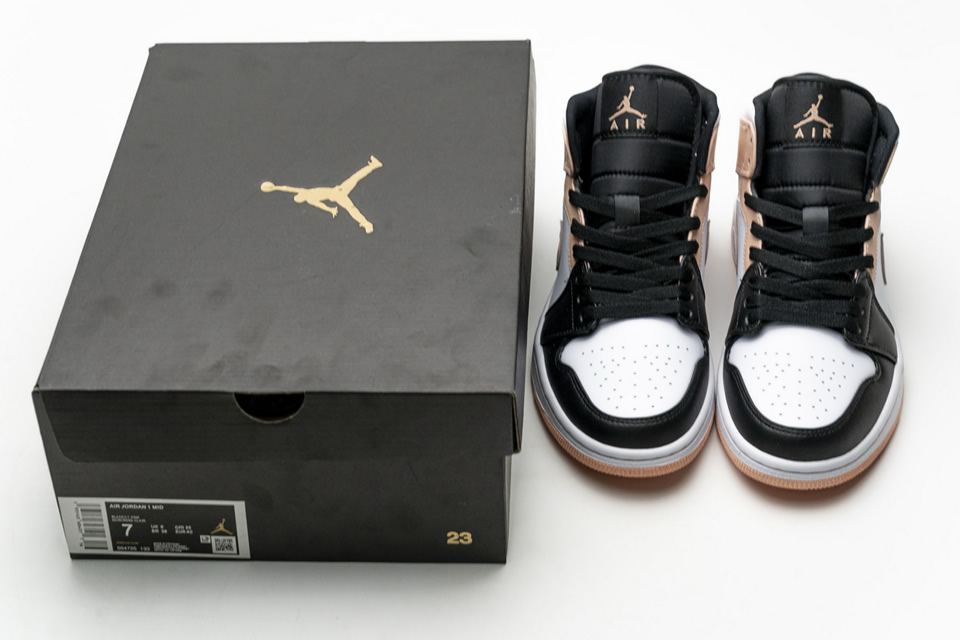 Nike Air Jordan 1 Mid Crimson Tint 554725 133 4 - www.kickbulk.co