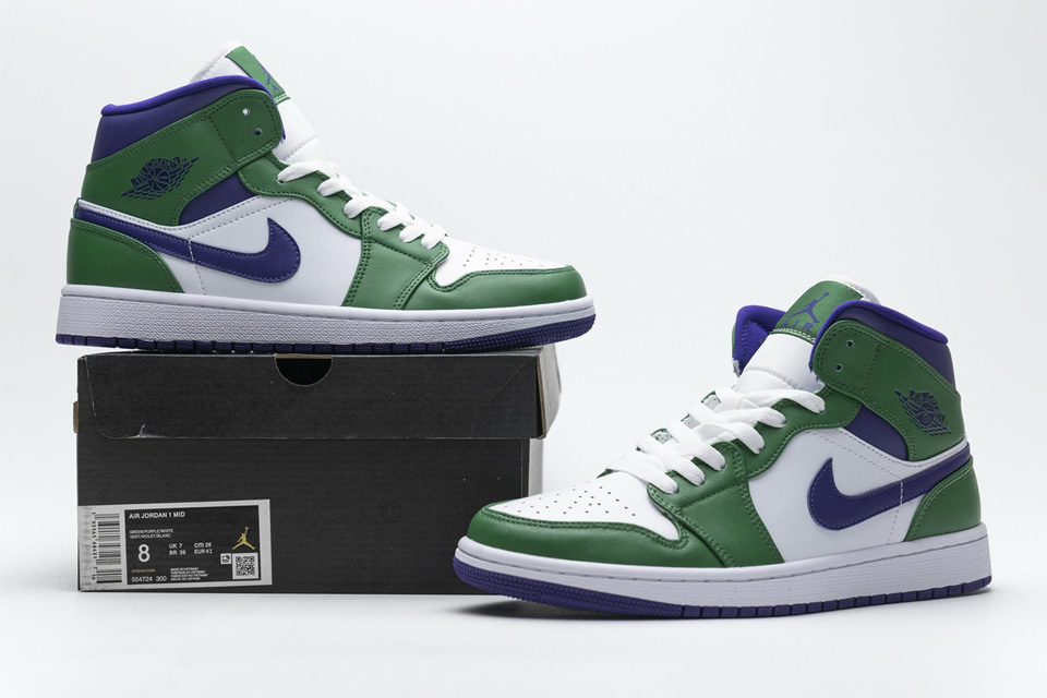 Nike Air Jordan 1 Mid Incredible Hulk 554725 300 3 - www.kickbulk.co