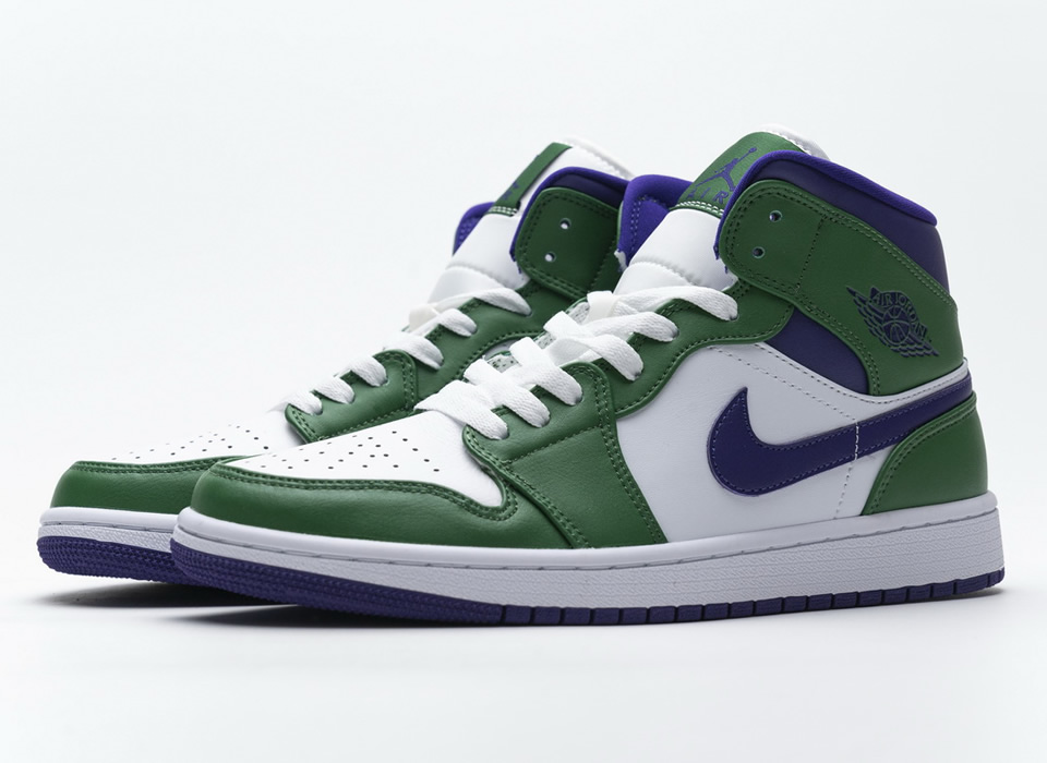 Nike Air Jordan 1 Mid Incredible Hulk 554725 300 5 - www.kickbulk.co