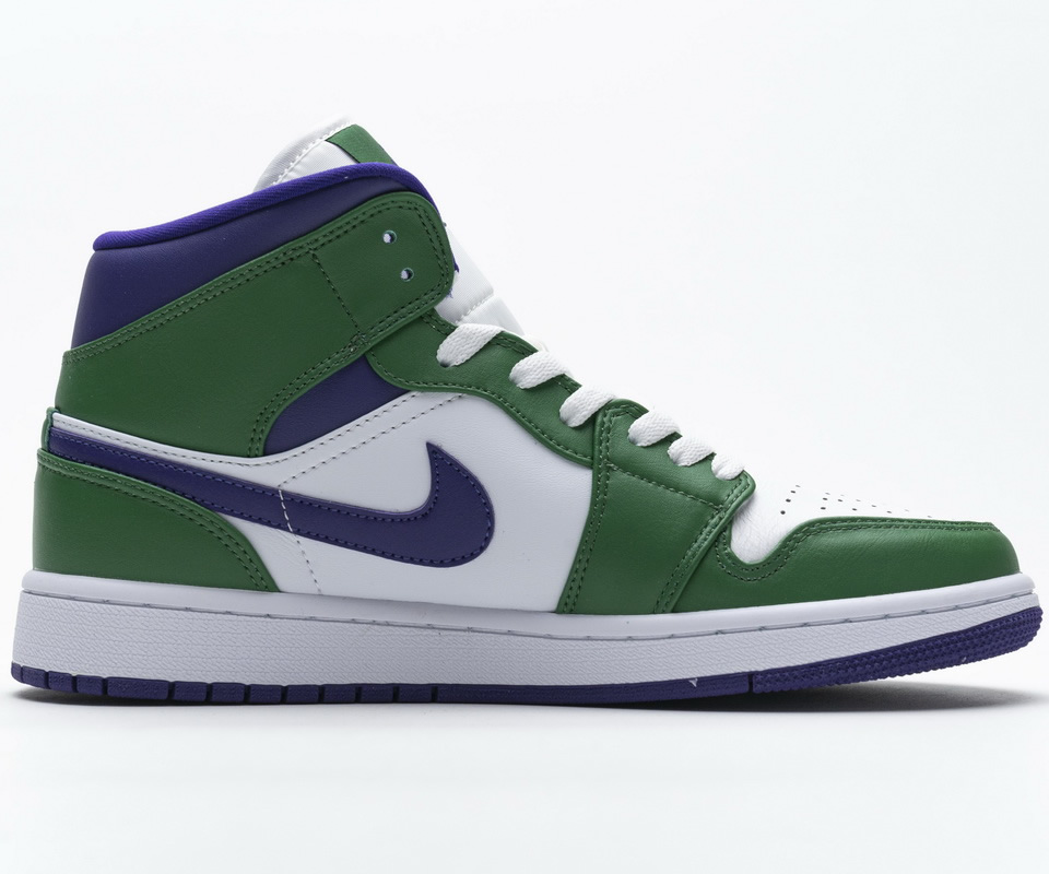 Nike Air Jordan 1 Mid Incredible Hulk 554725 300 8 - www.kickbulk.co