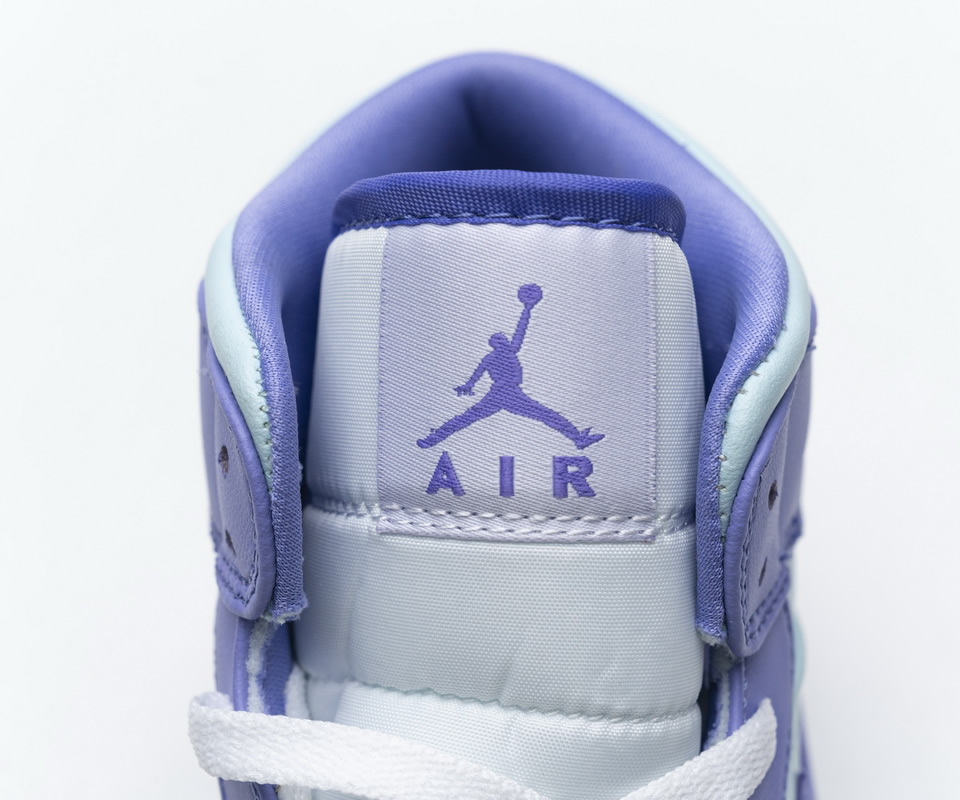 Nike Air Jordan 1 Mid Purple Aqua Blue 554725 500 10 - www.kickbulk.co
