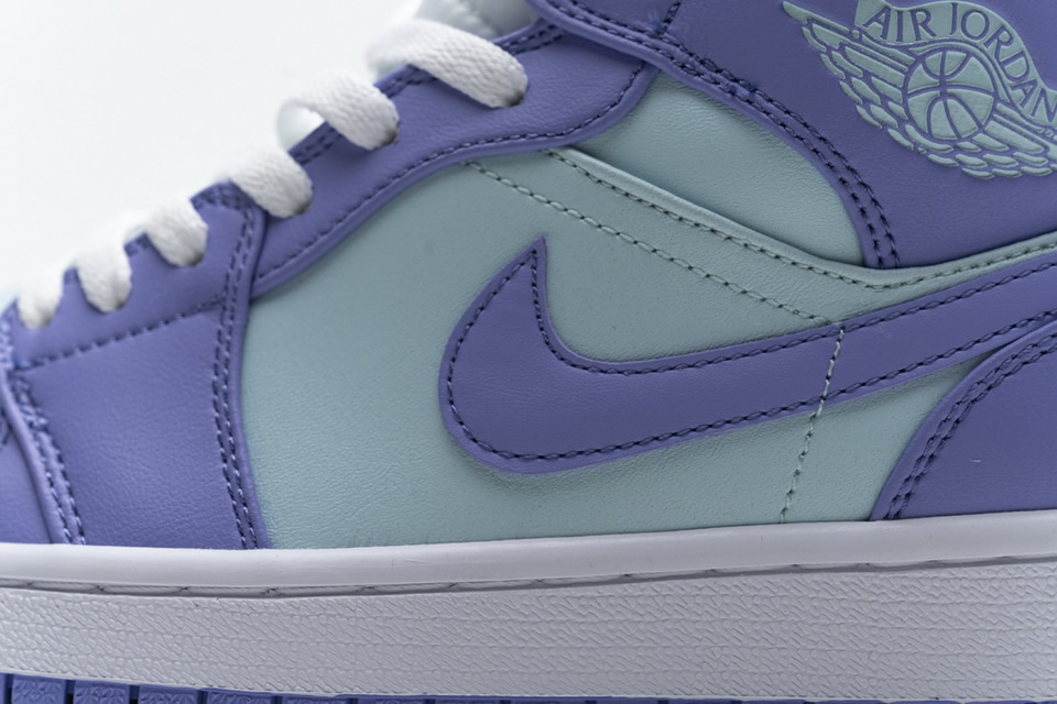 Nike Air Jordan 1 Mid Purple Aqua Blue 500