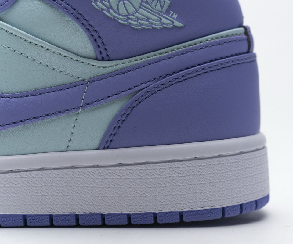 Nike Air Jordan 1 Mid Purple Aqua Blue 554725 500 15 - www.kickbulk.co