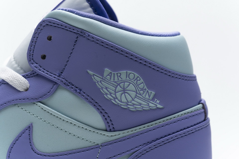 Nike Air Jordan 1 Mid Purple Aqua Blue 554725 500 18 - www.kickbulk.co
