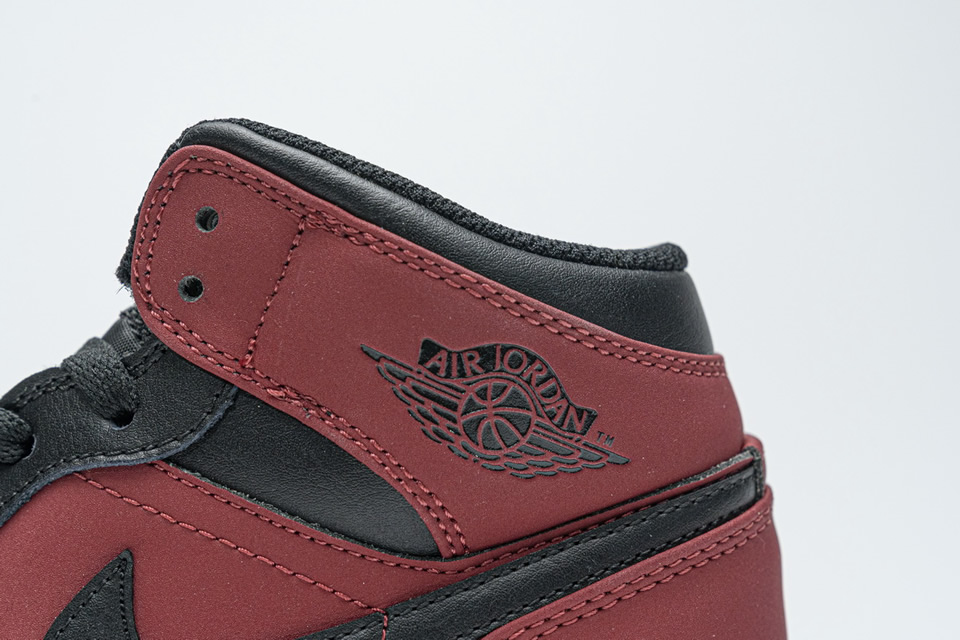 Nike Air Jordan 1 Mid Banned Gym Red Black 554725 610 18 - www.kickbulk.co