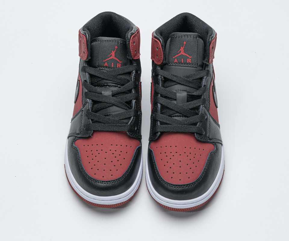 Nike Air Jordan 1 Mid Banned Gym Red Black 554725 610 2 - www.kickbulk.co