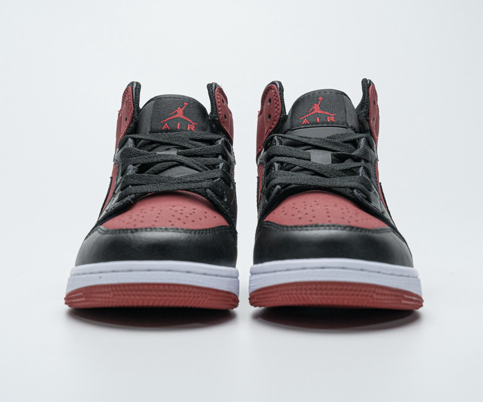 Nike Air Jordan 1 Mid Banned Gym Red Black 554725 610 4 - www.kickbulk.co