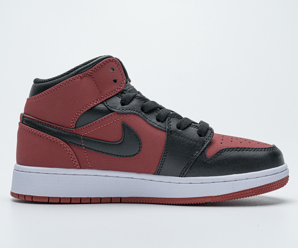 Nike Air Jordan 1 Mid Banned Gym Red Black 554725 610 6 - www.kickbulk.co